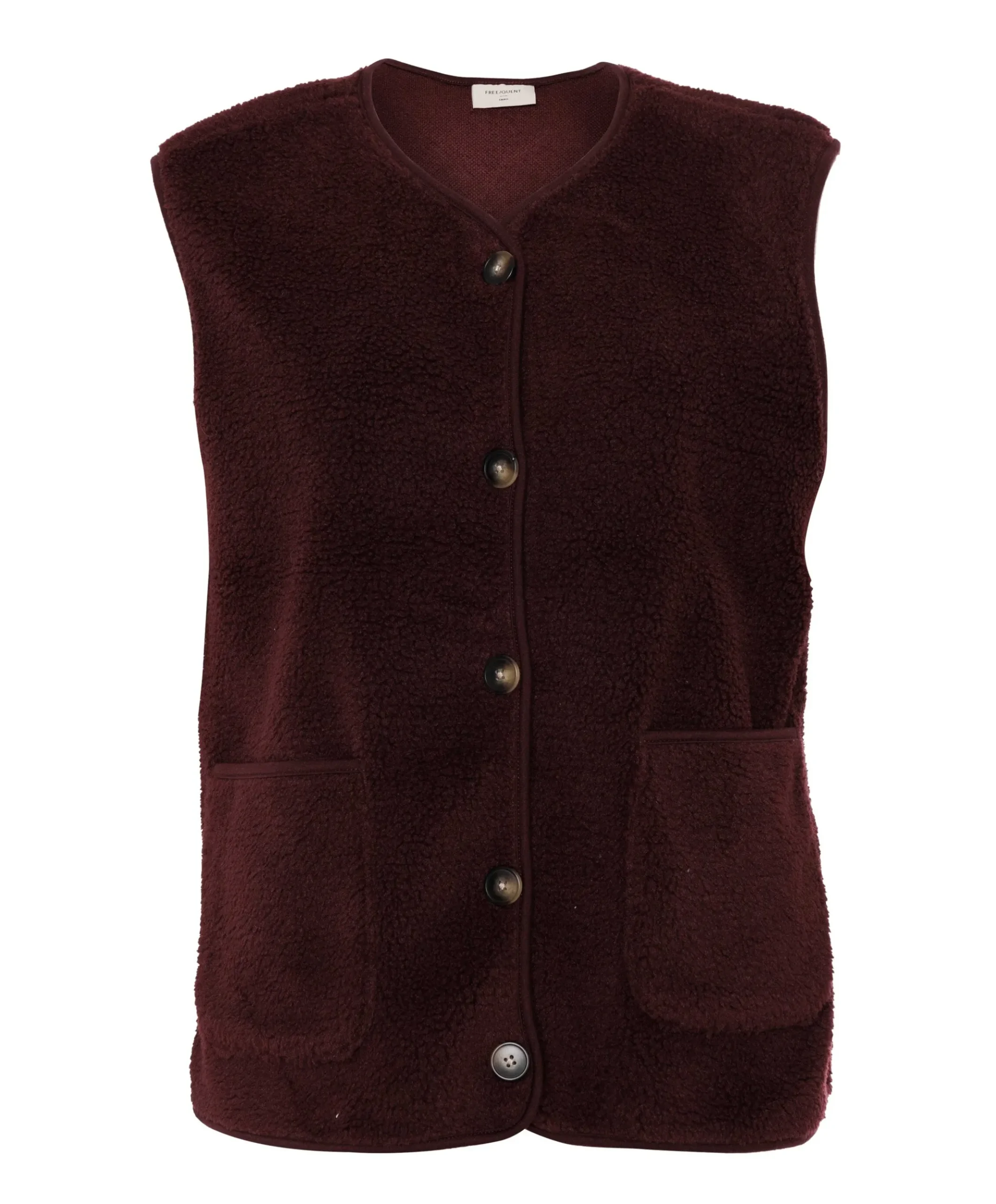 Dames gilet bordeaux