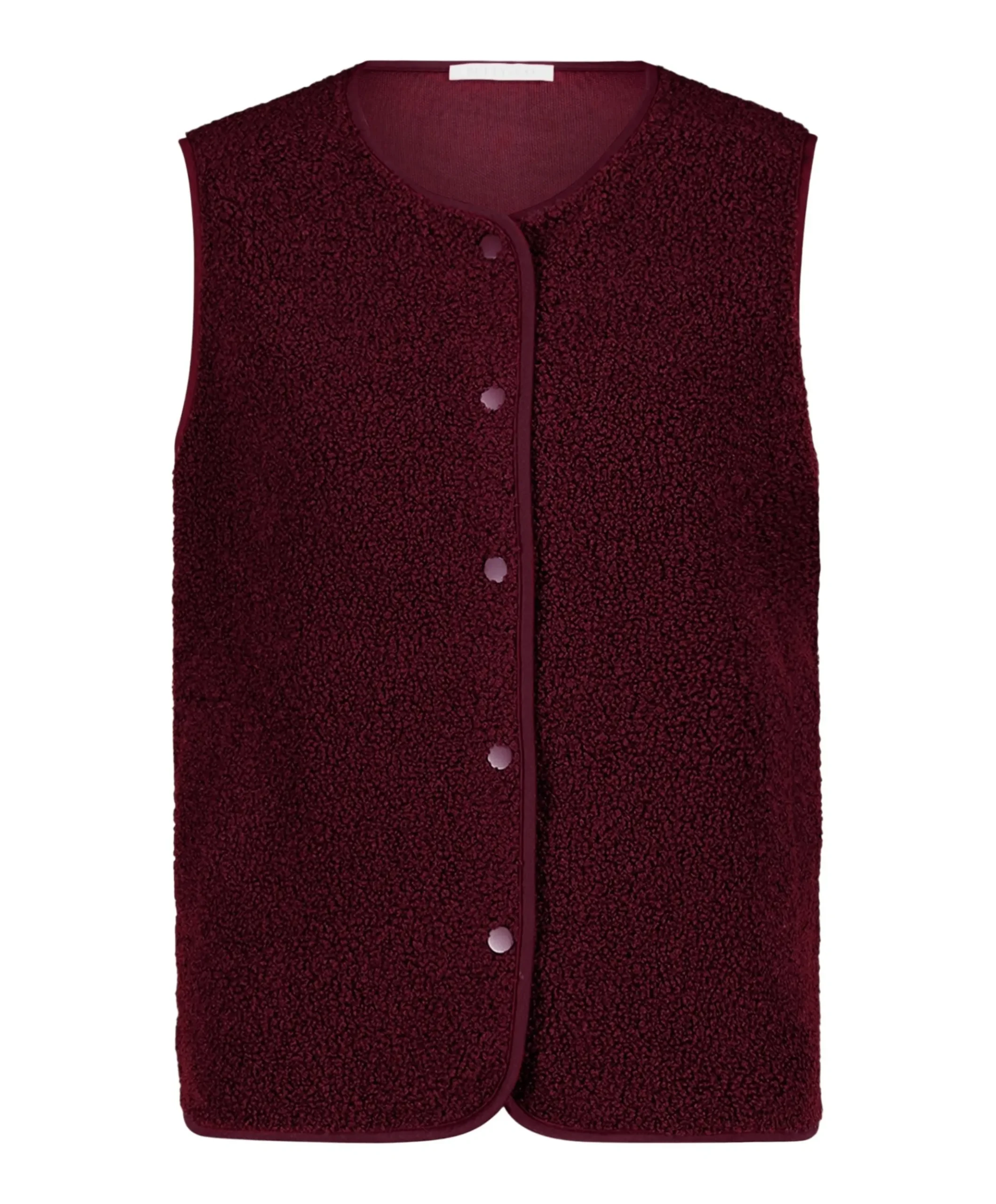 Dames gilet bordeaux