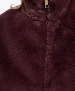 Dames gilet bordeaux