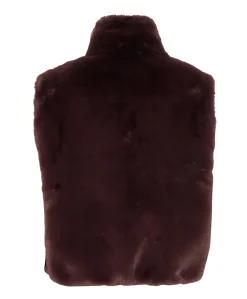 Dames gilet bordeaux