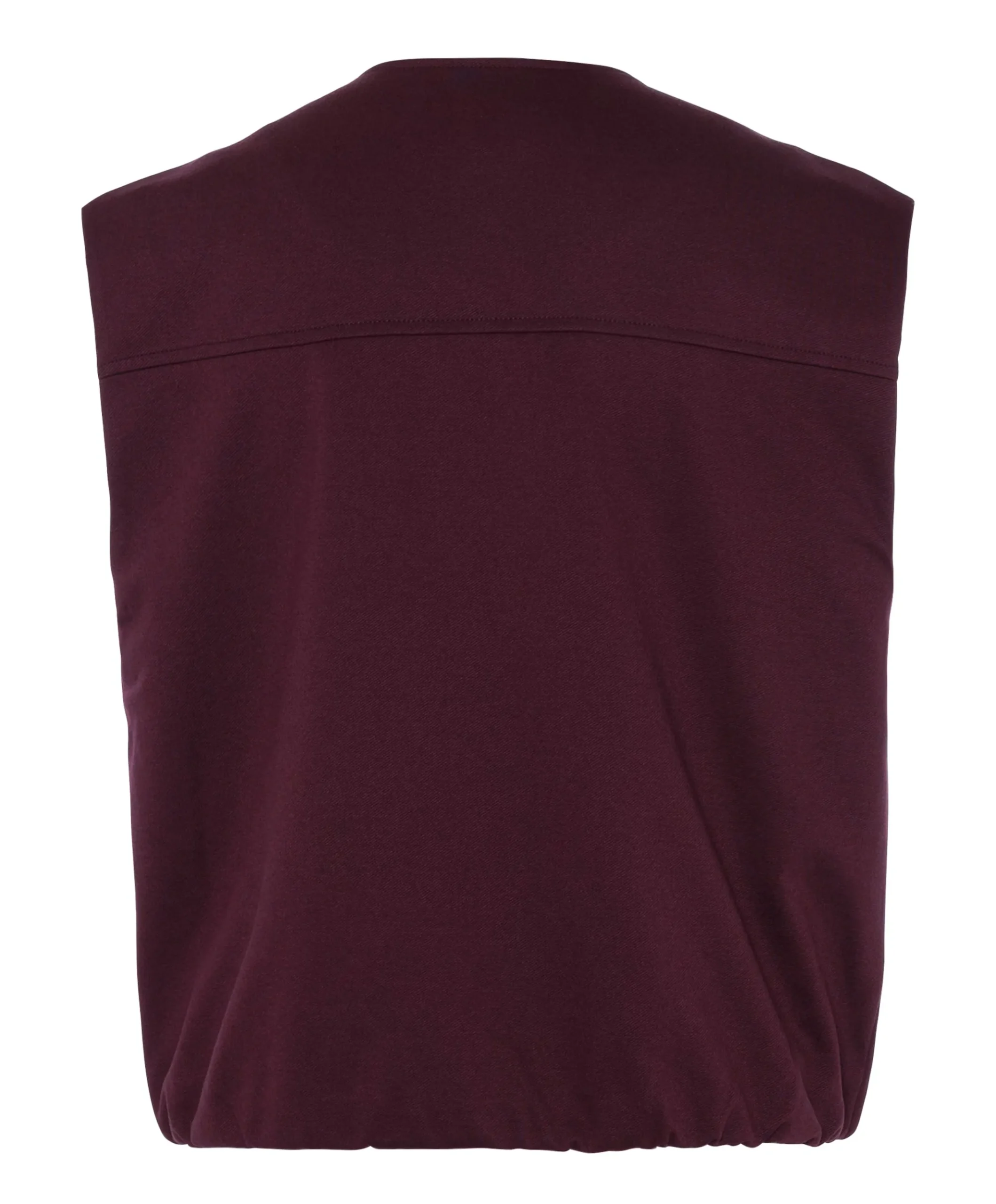 Dames gilet bordeaux