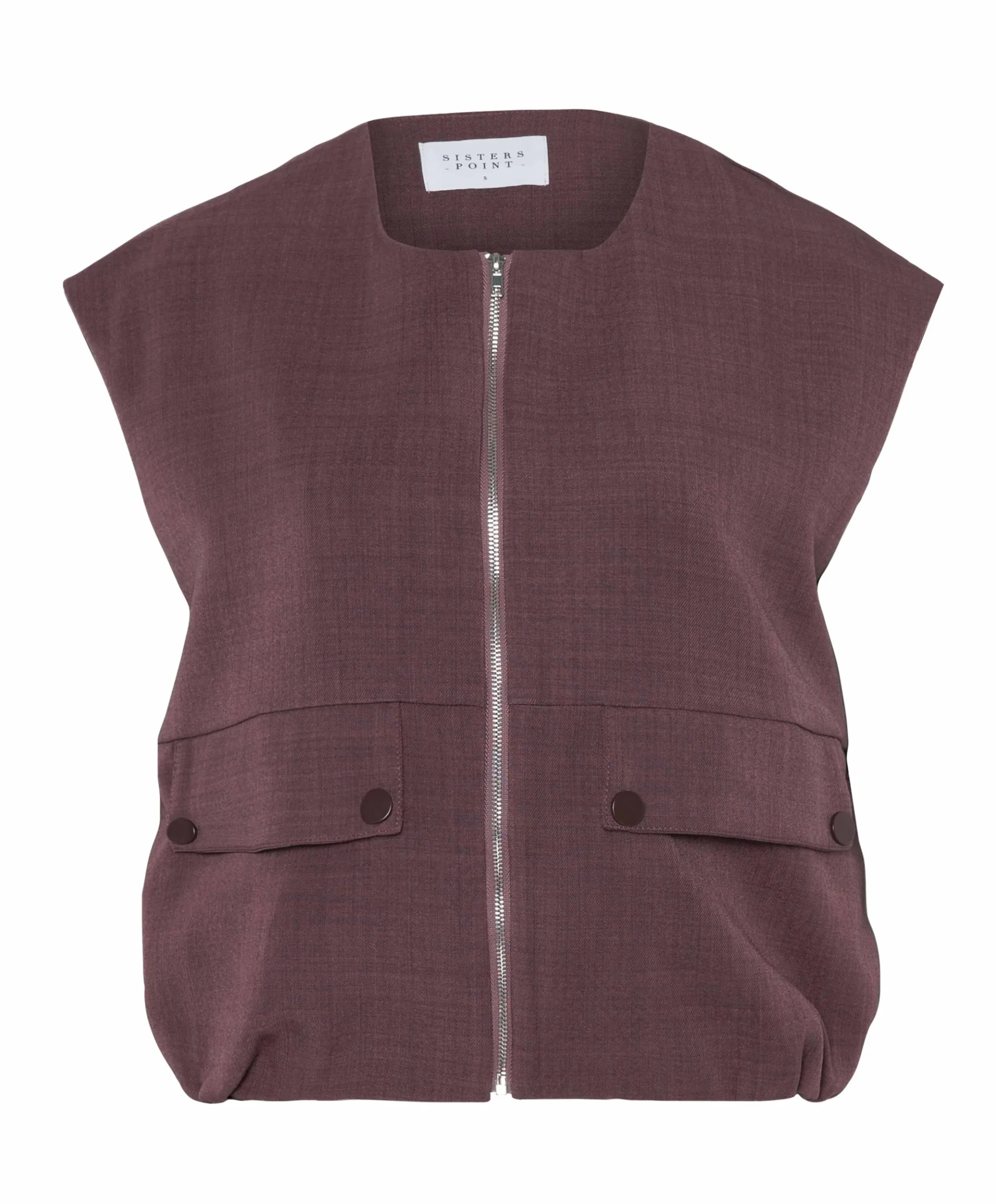 Dames gilet bordeaux
