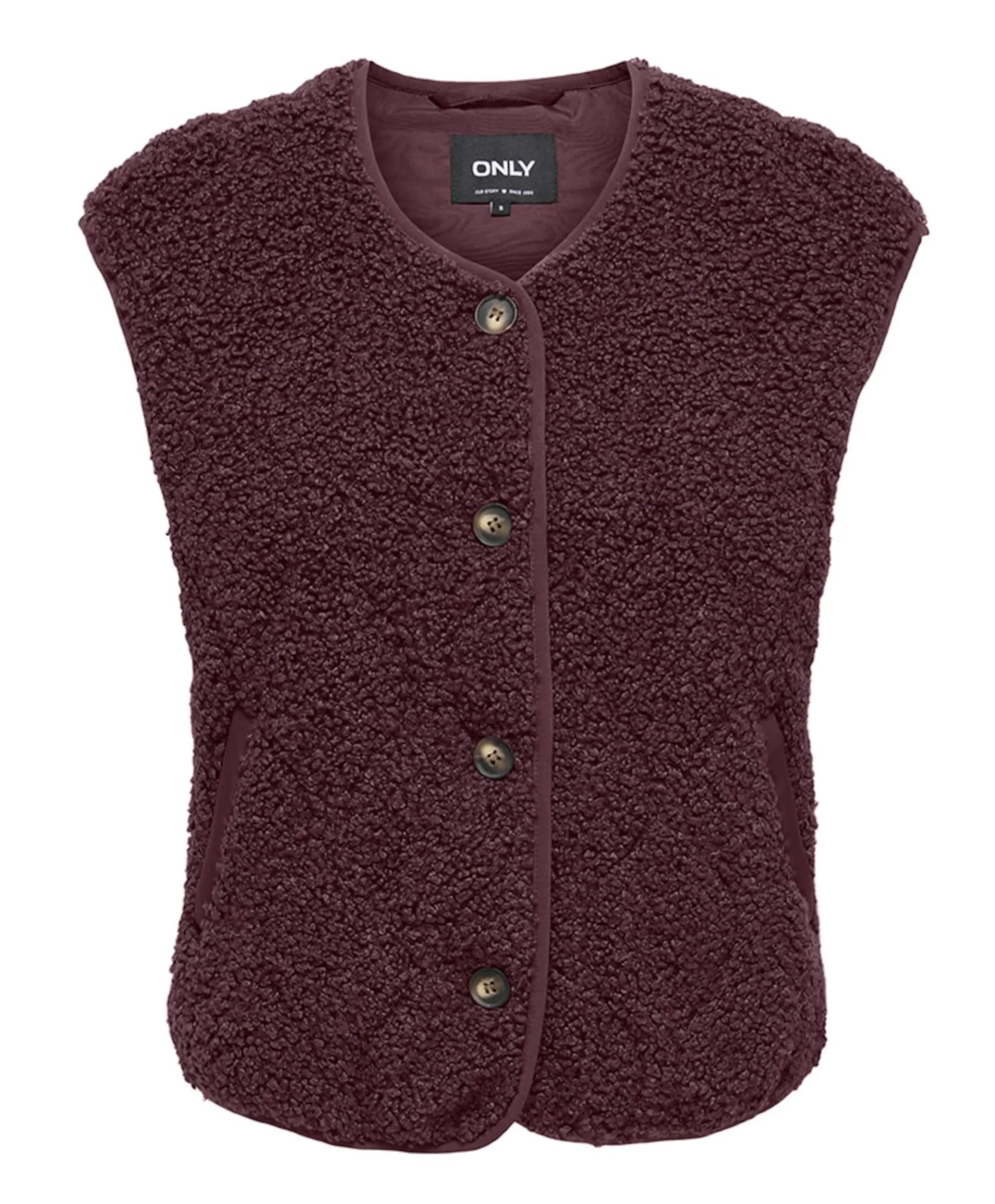 Dames gilet bordeaux
