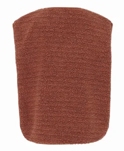 Dames gilet brique