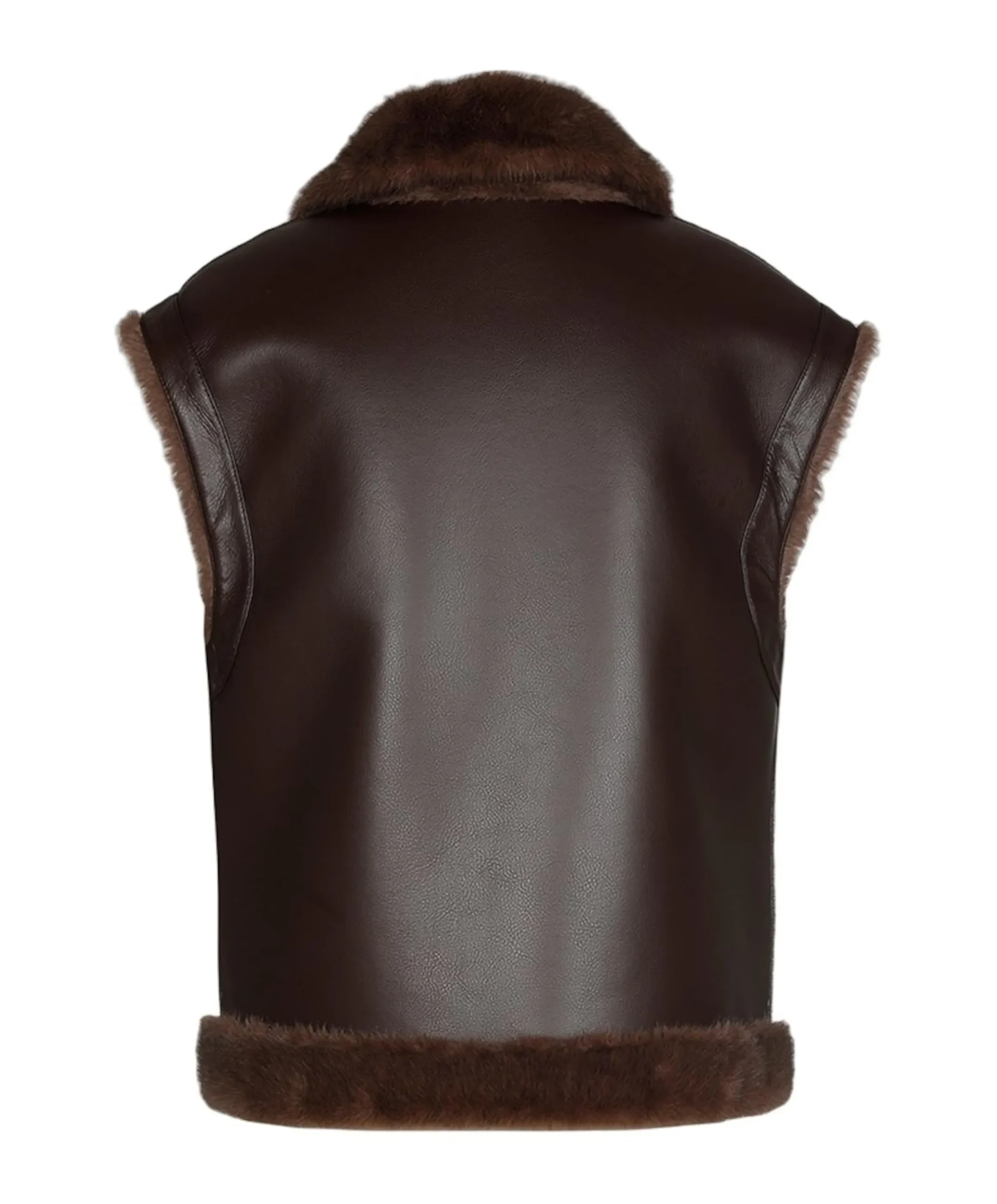 Dames gilet bruin
