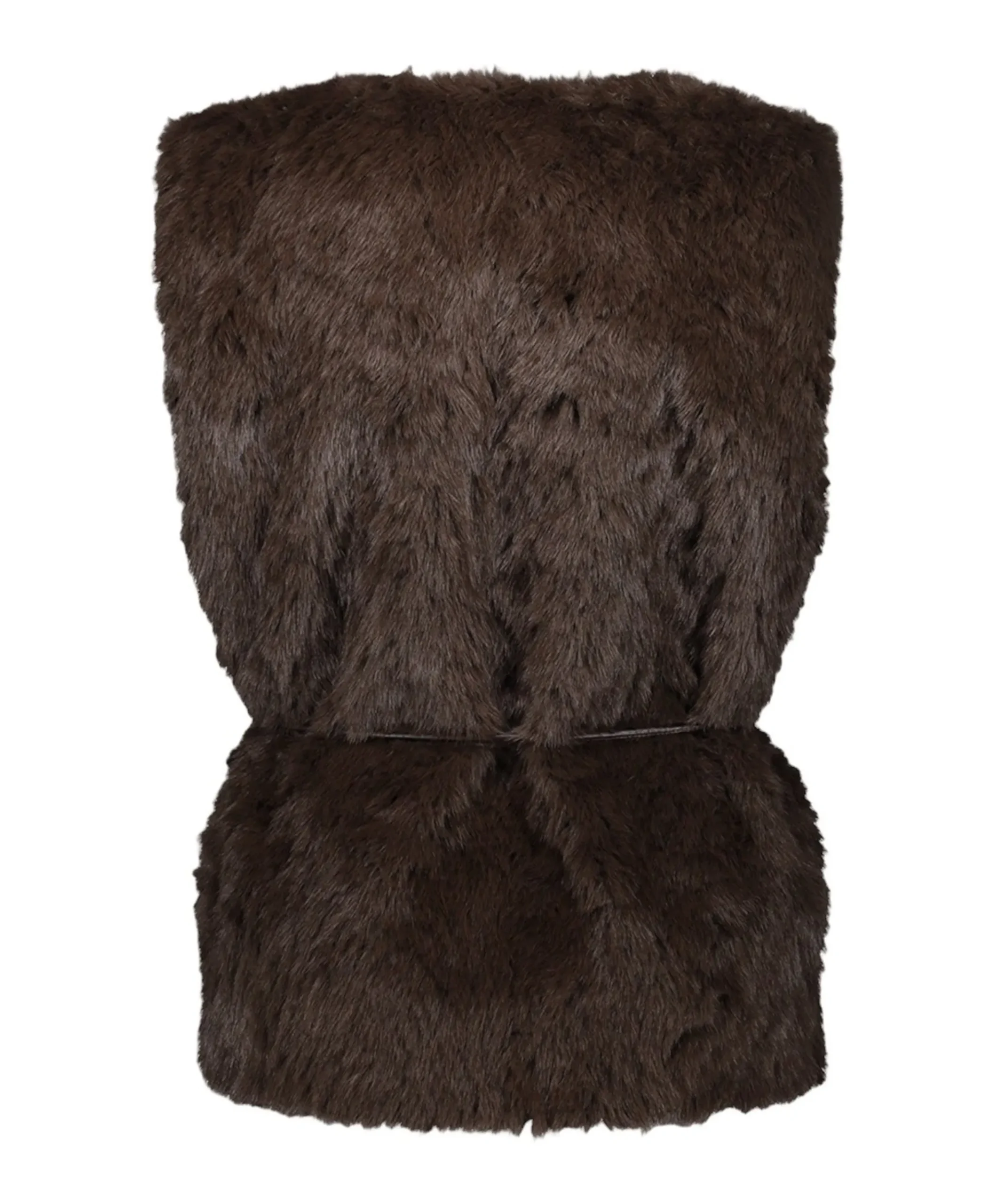 Dames gilet bruin