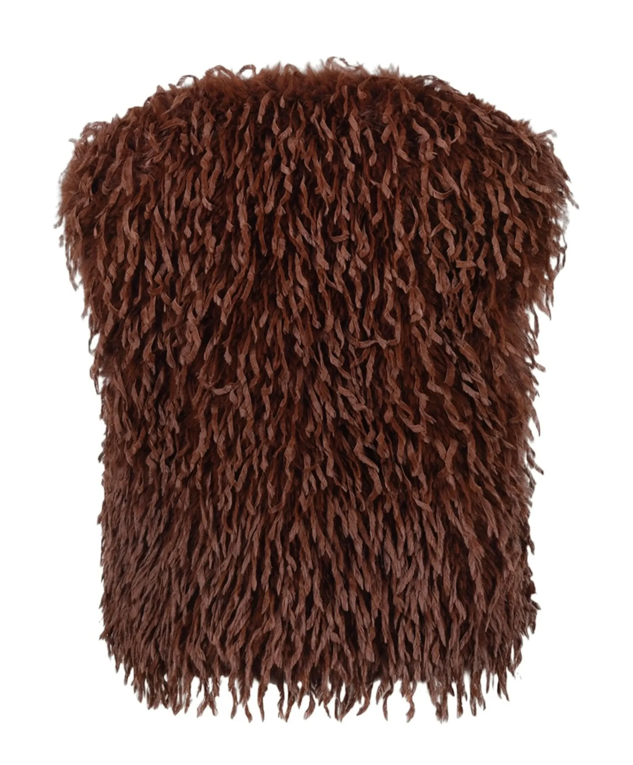Dames gilet bruin