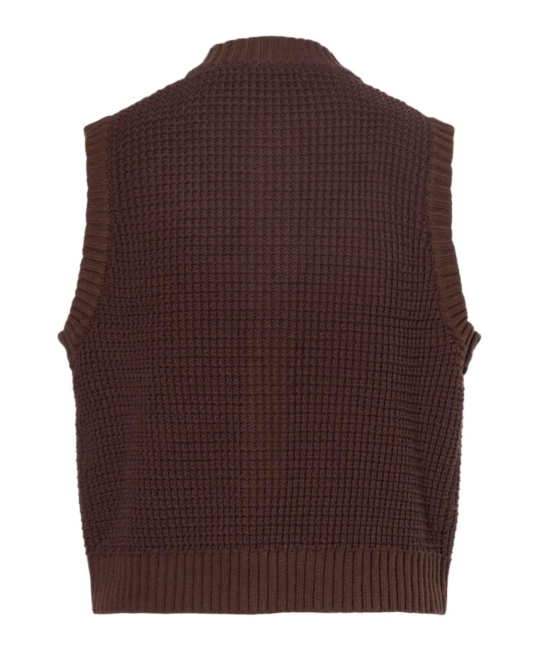 Dames gilet bruin