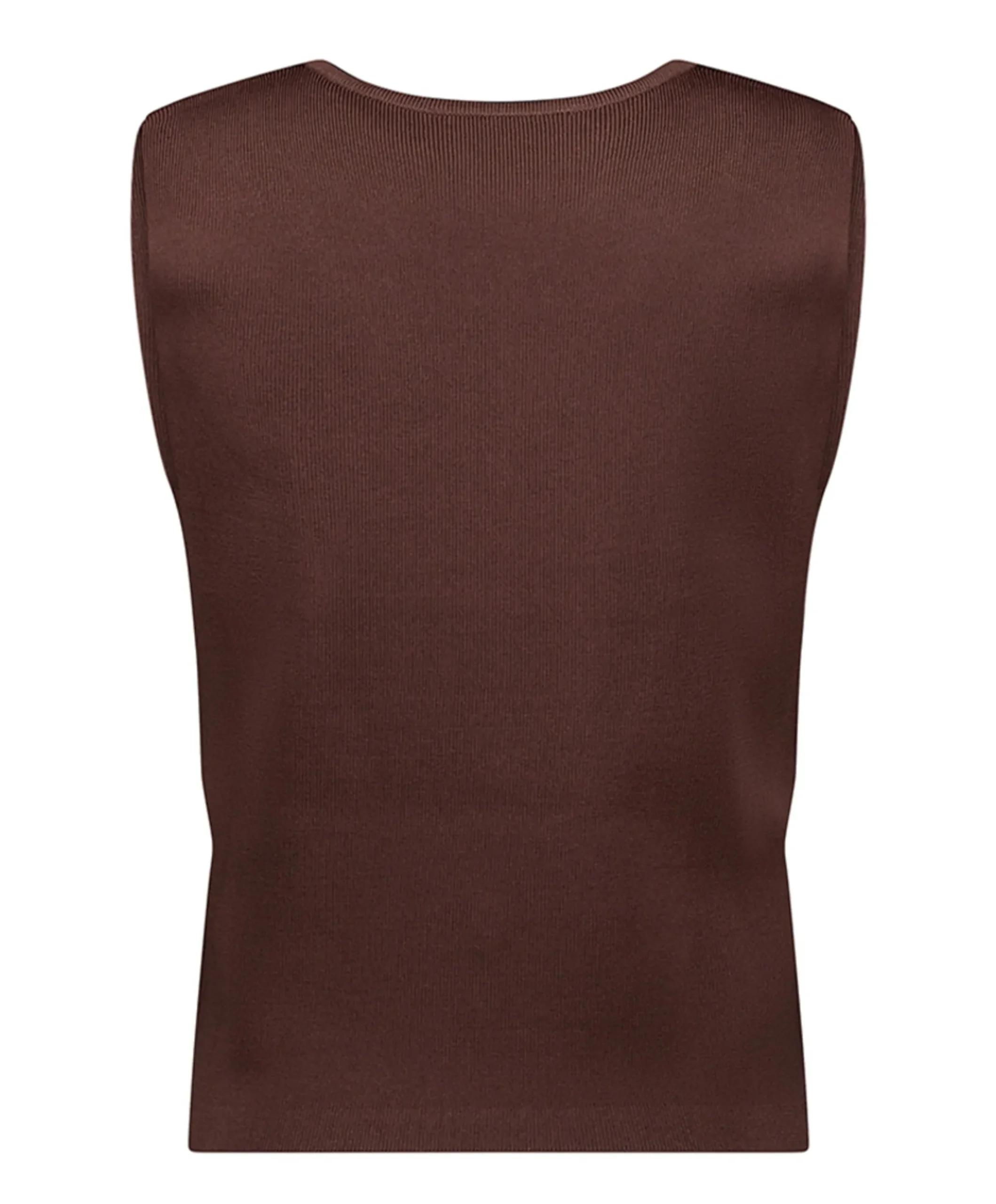 Dames gilet bruin