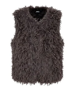 Dames gilet bruin