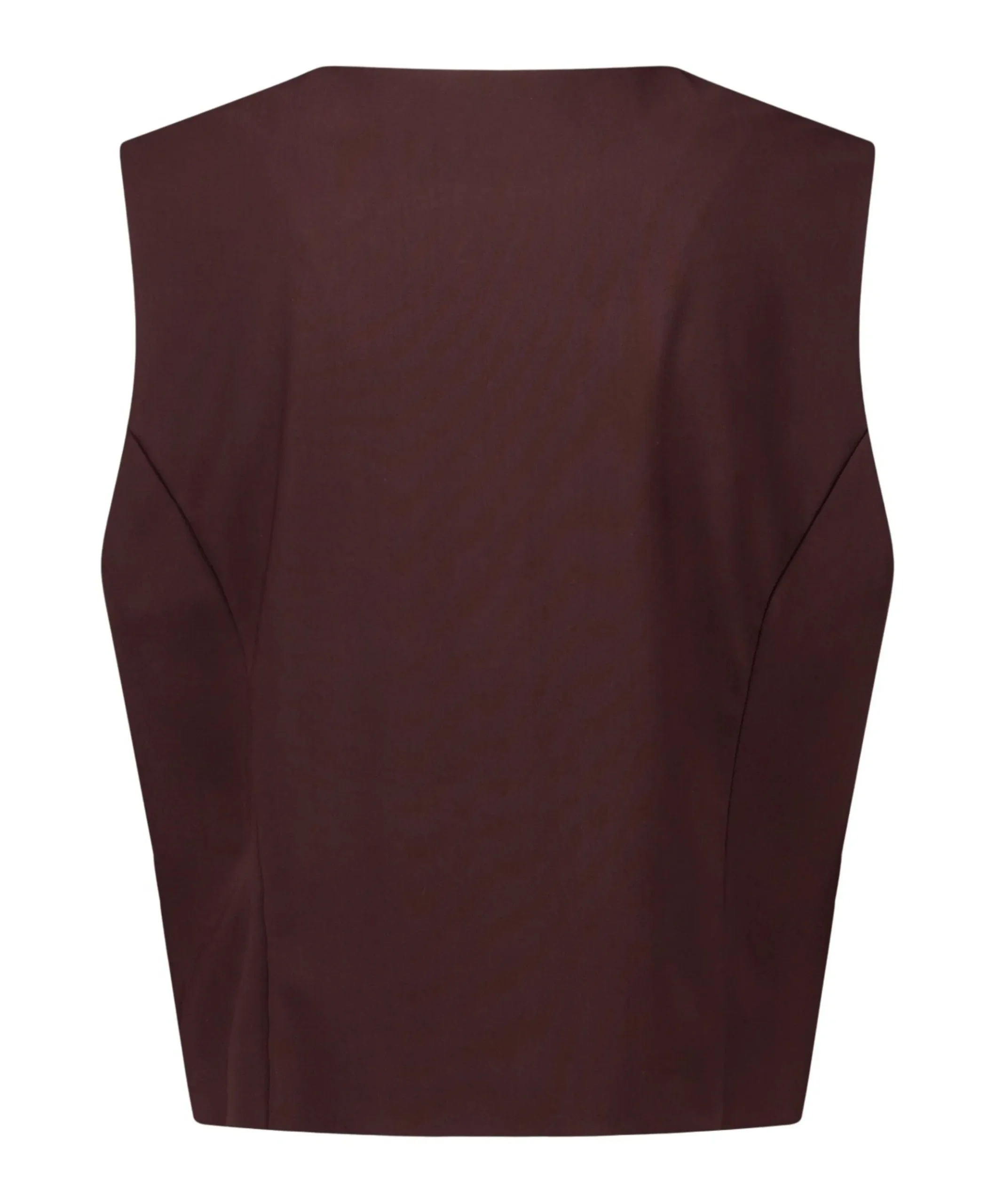 Dames gilet bruin