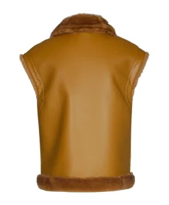 Dames gilet geel
