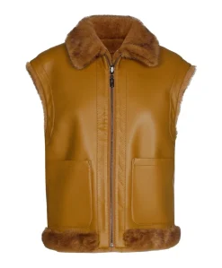Dames gilet geel