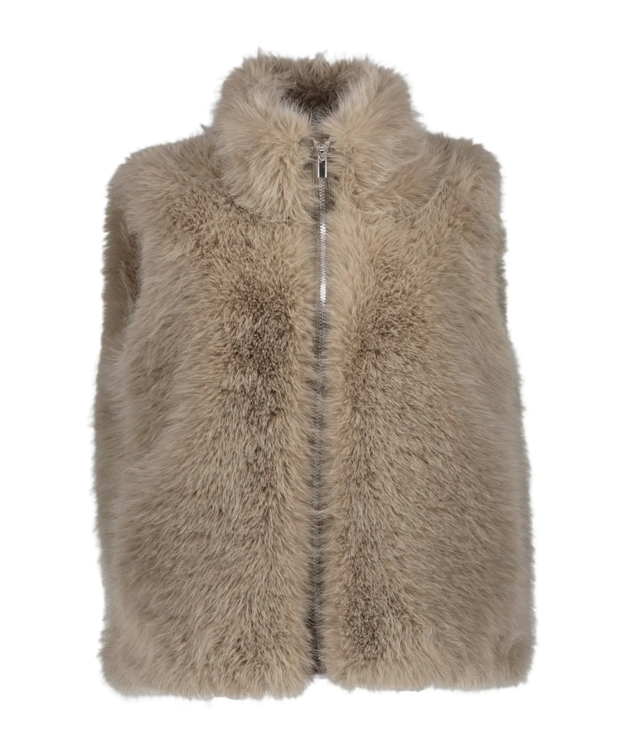 Dames gilet grijs