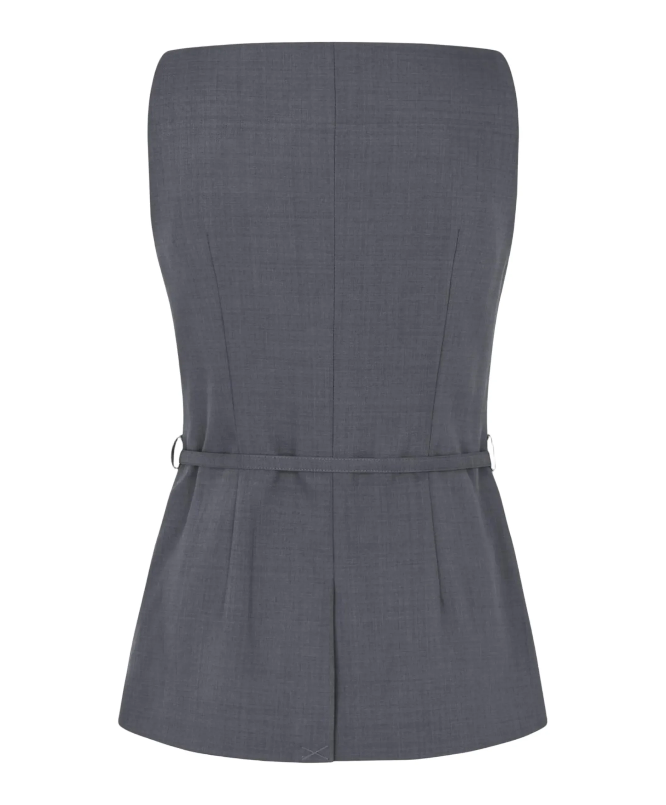 Dames gilet grijs