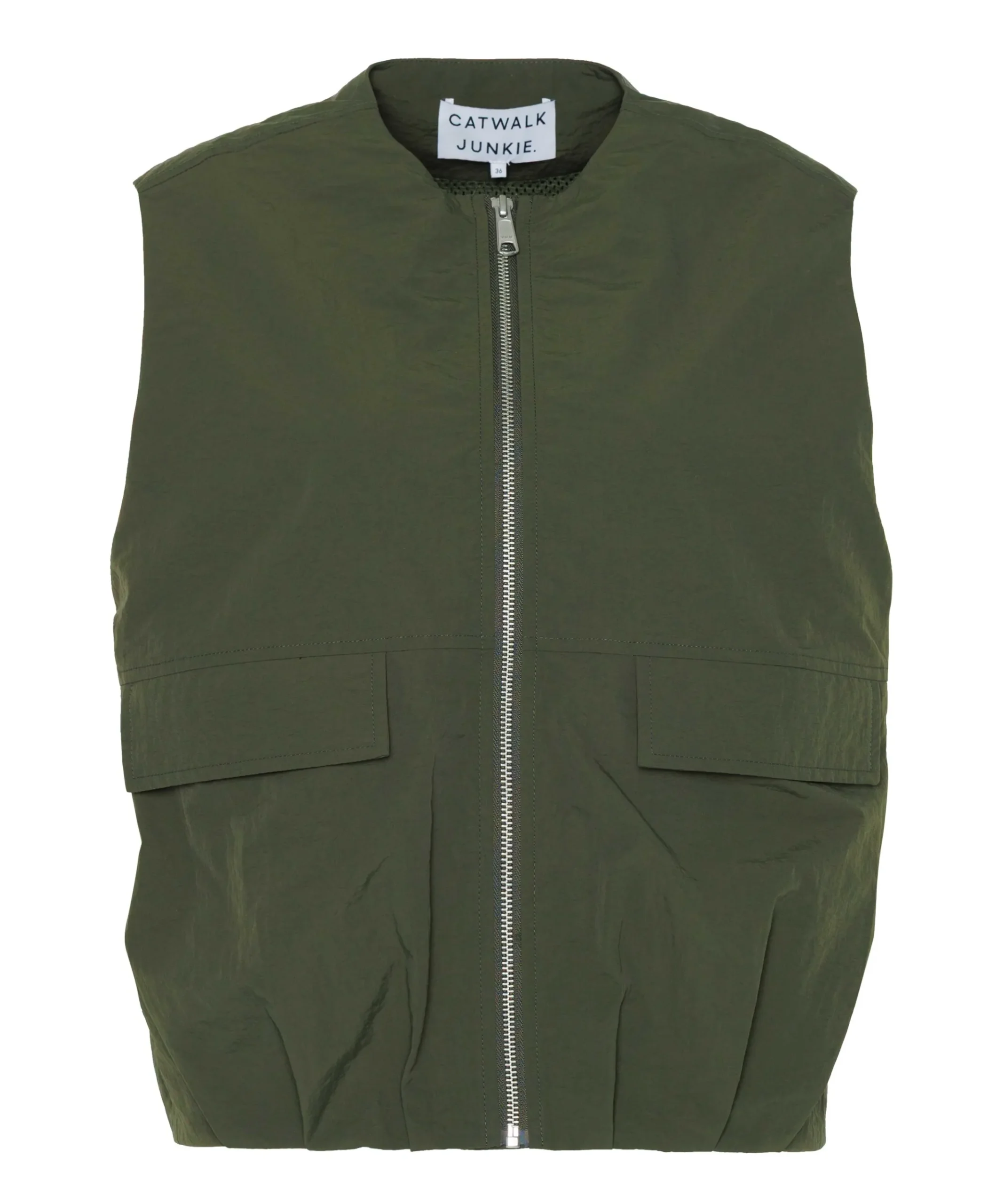 Dames gilet groen