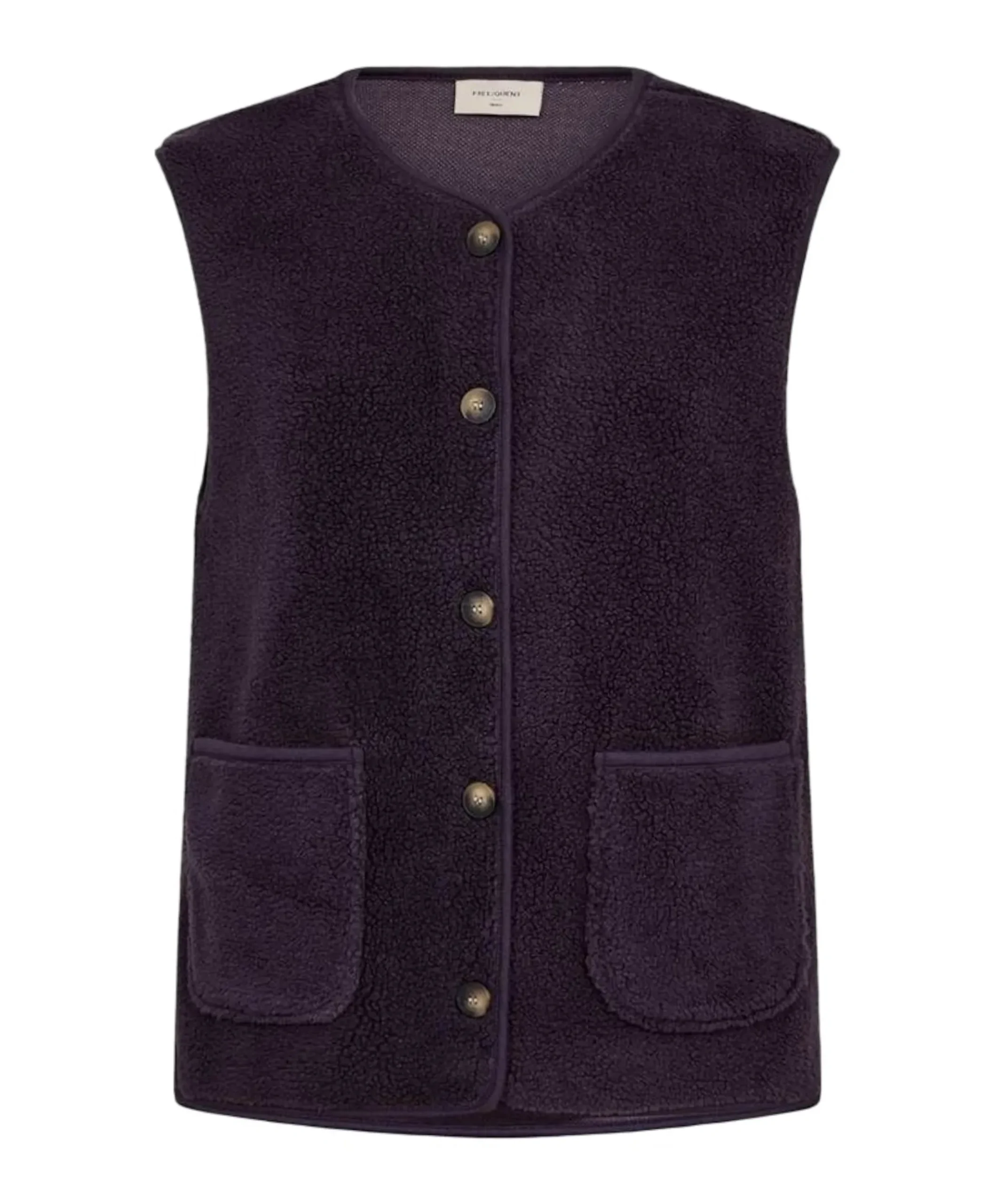 Dames gilet paars