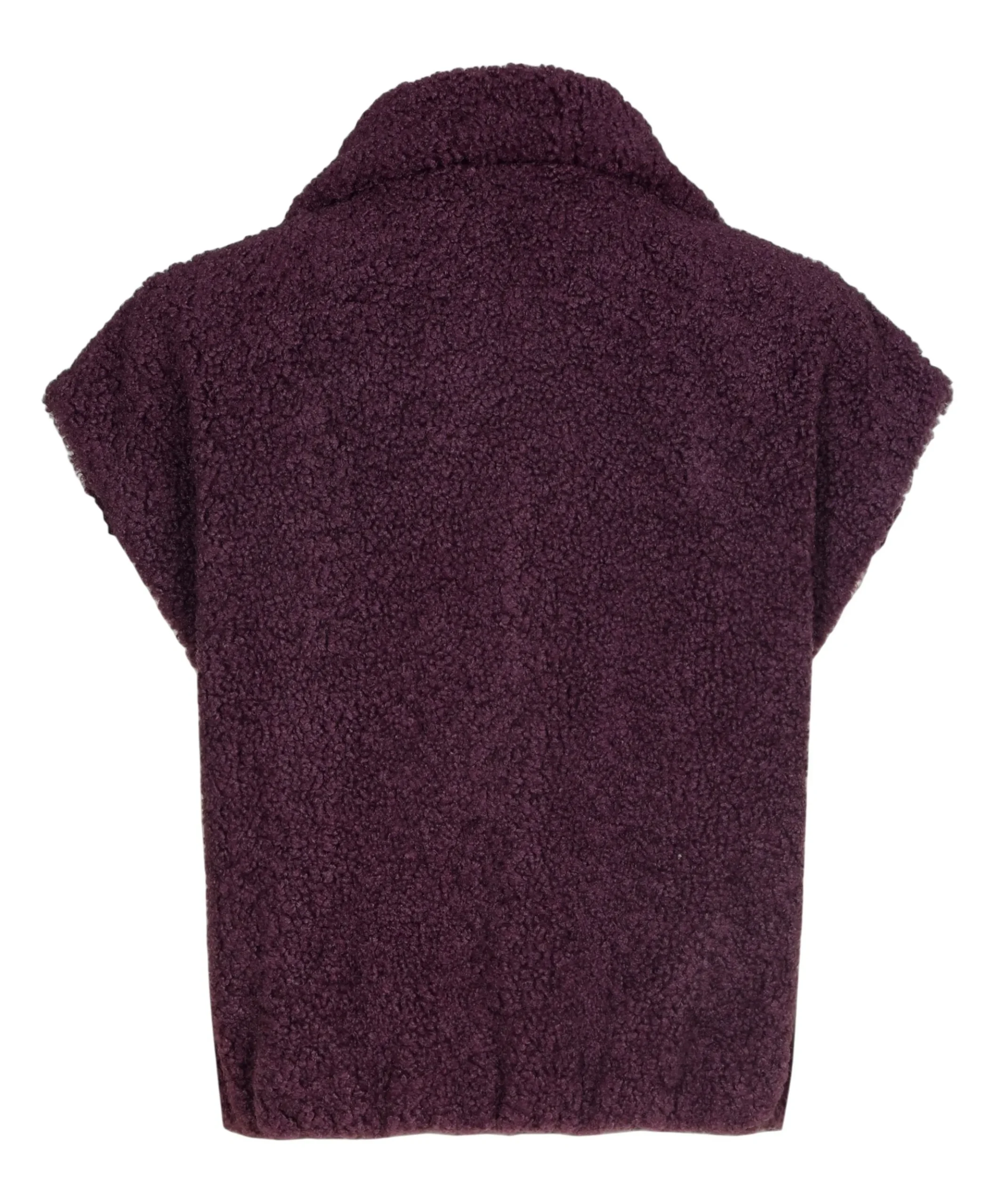 Dames gilet paars