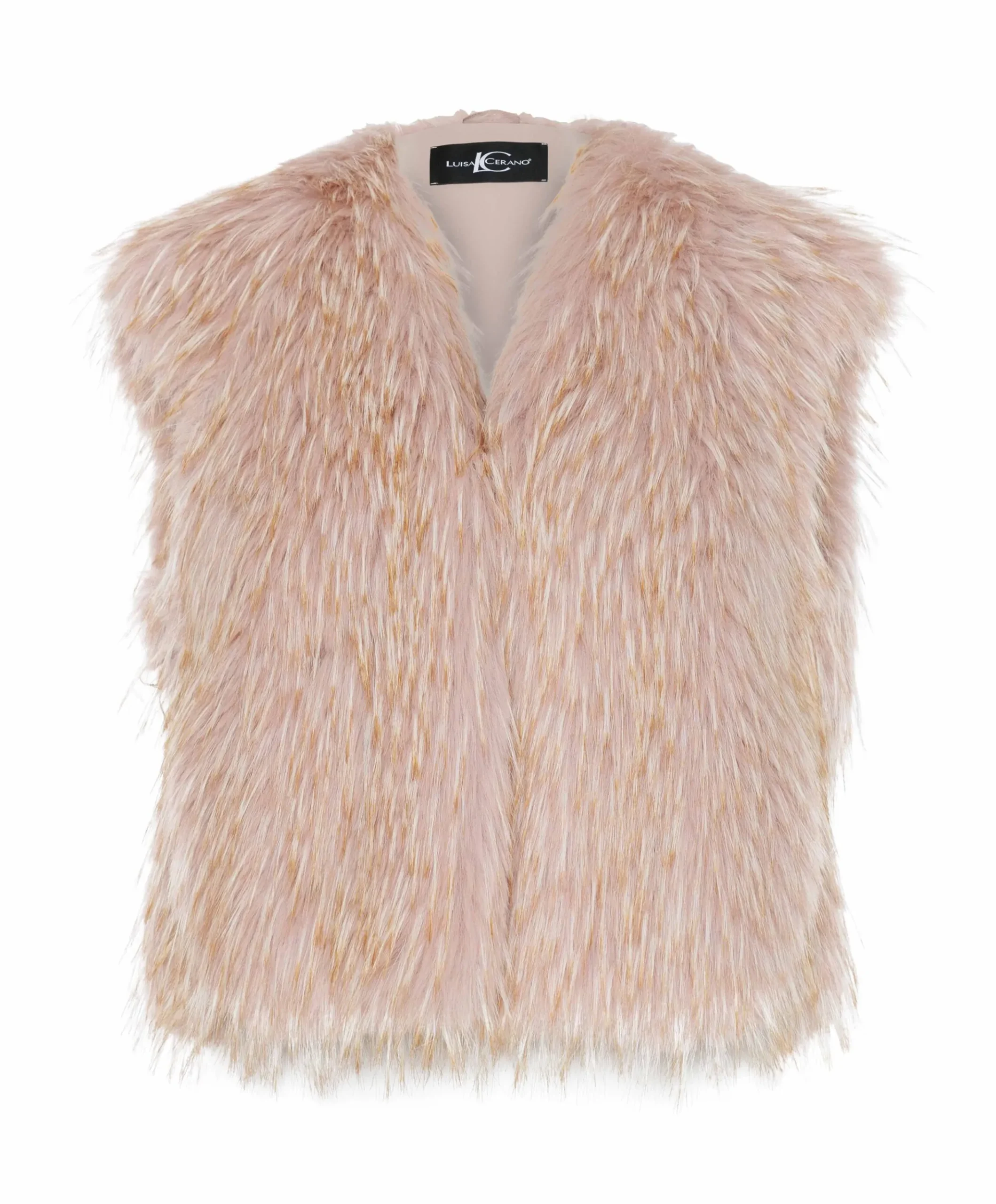 Dames gilet roze