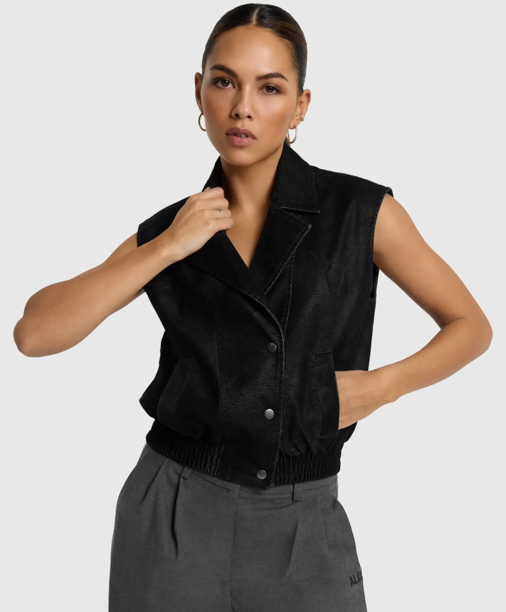 Dames gilet zwart