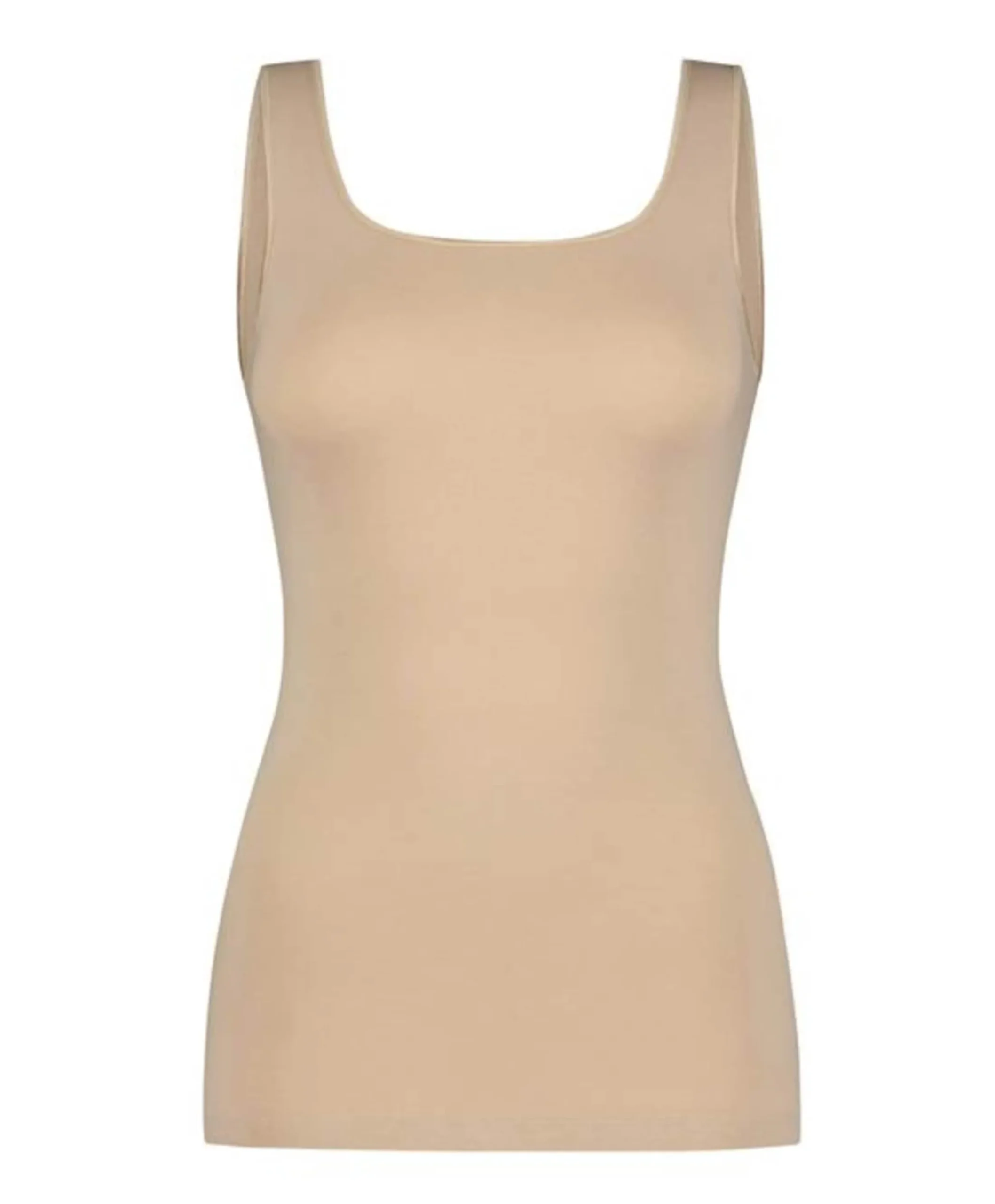 Dames hemd beige