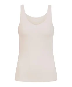 Dames hemd beige