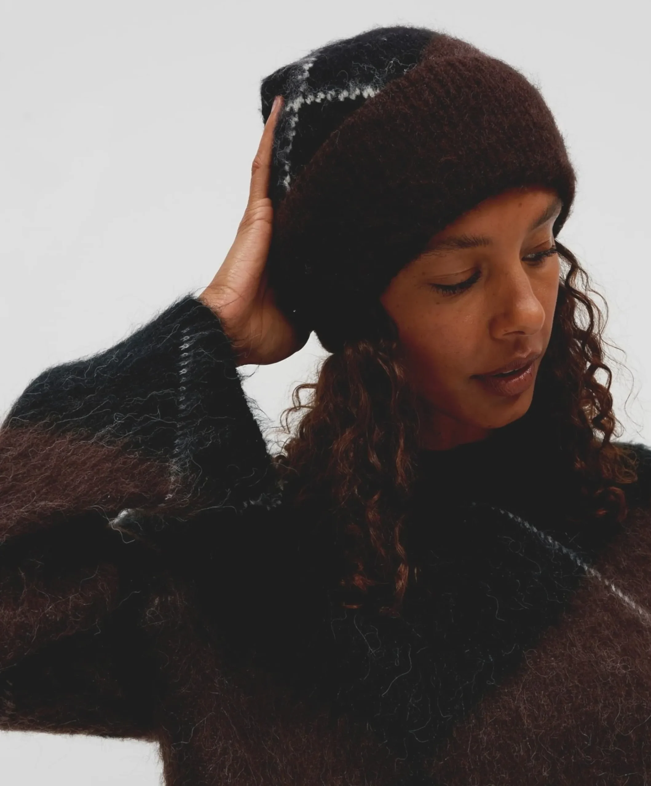 Dames hoofdaccessoire bruin