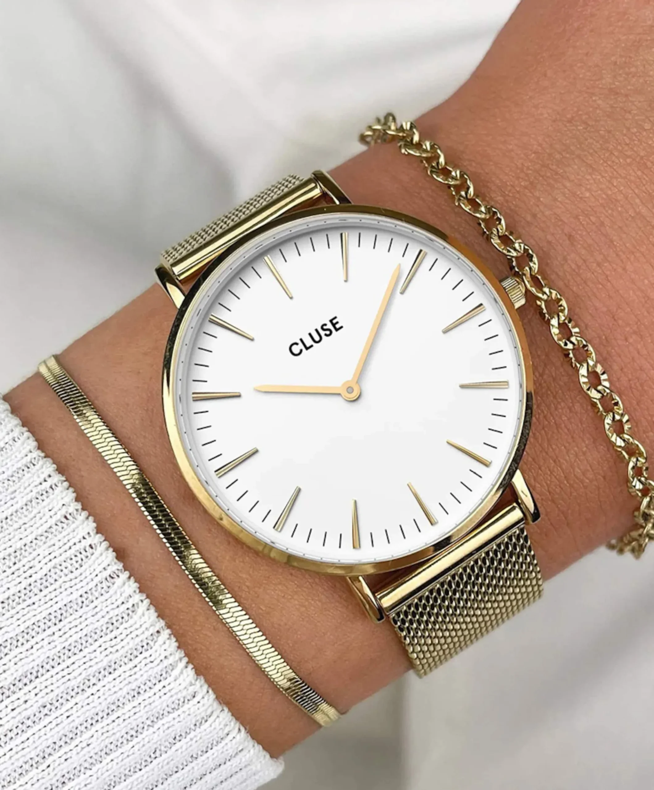 Dames horloge goud