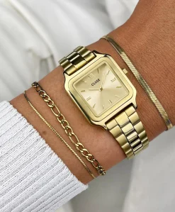 Dames horloge goud