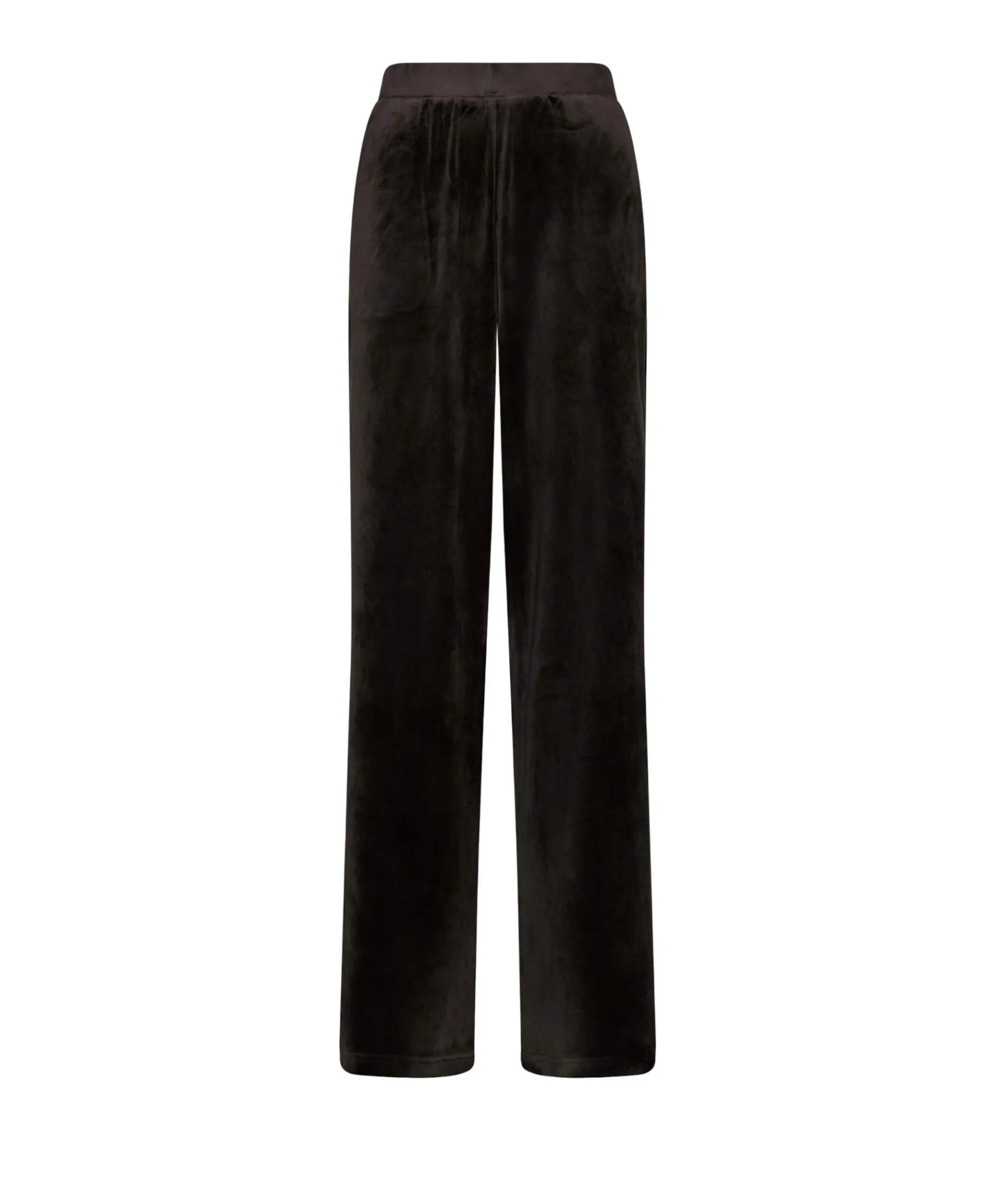 Dames huispak velours zwart