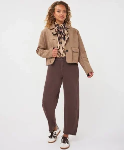 Dames jas beige