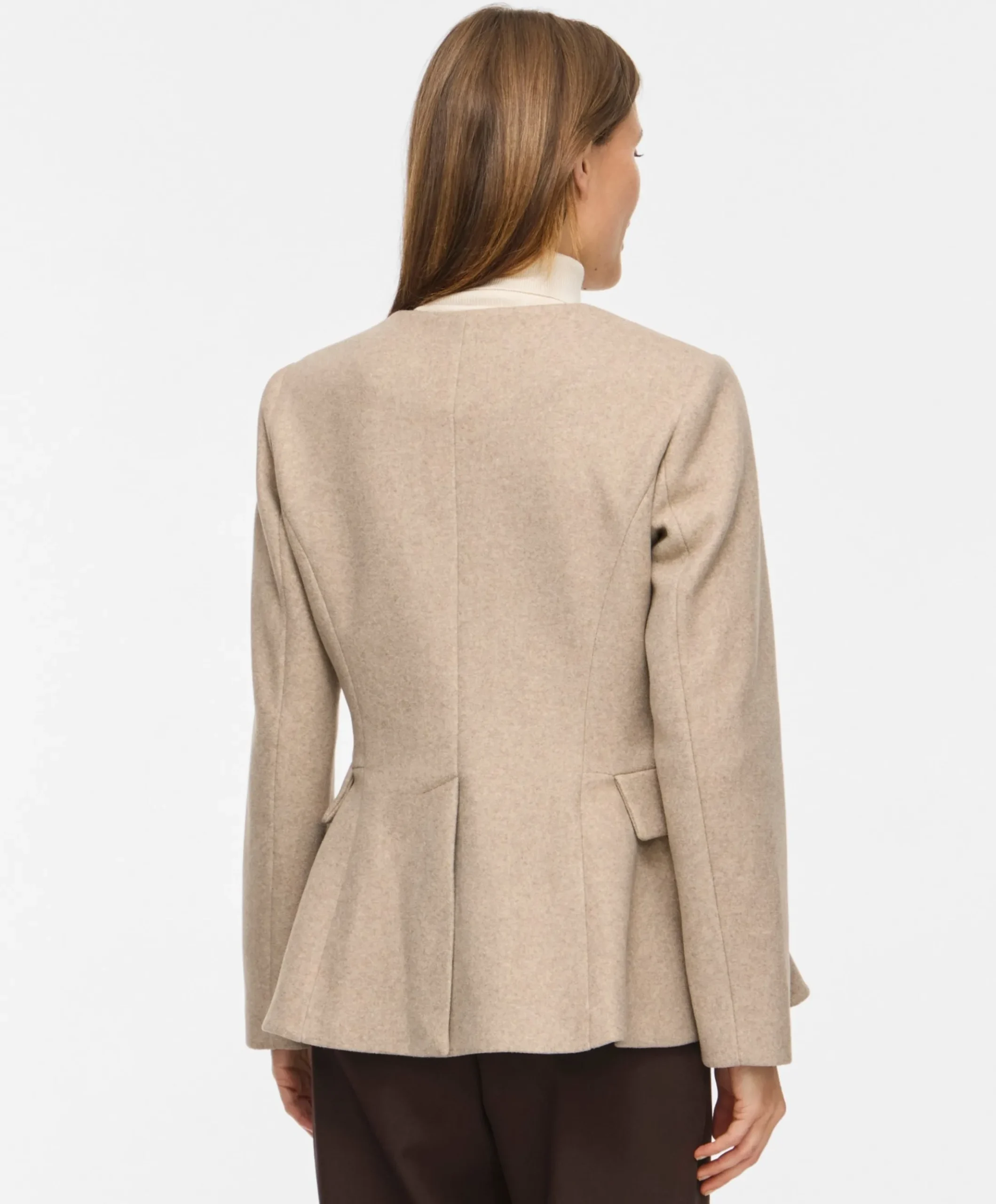 Dames jas beige