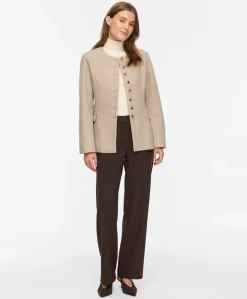 Dames jas beige