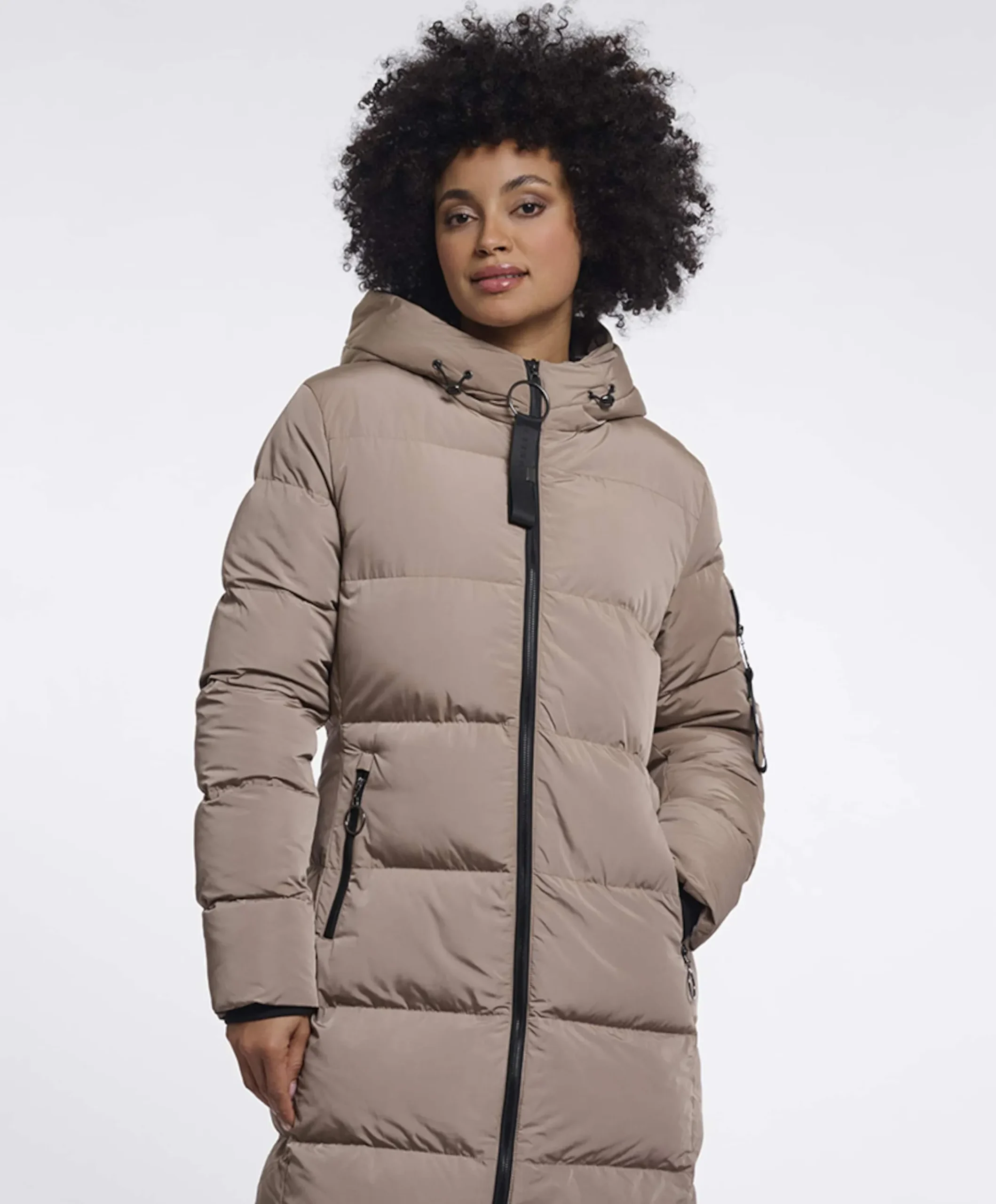 Dames jas beige
