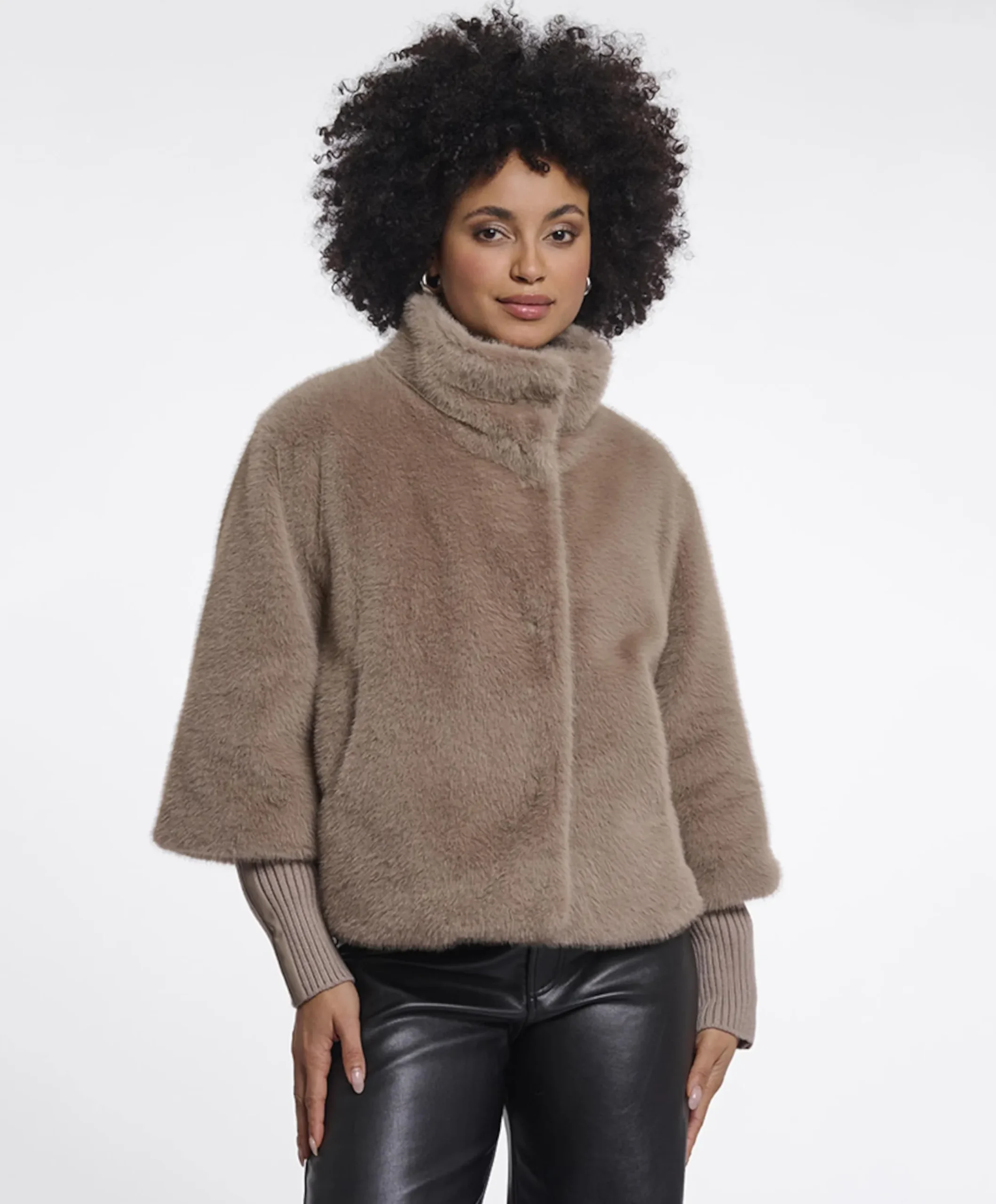 Dames jas beige