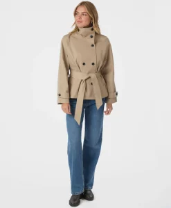 Dames jas beige