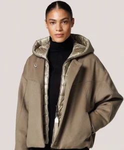 Dames jas beige
