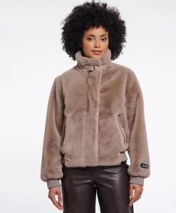 Dames jas beige