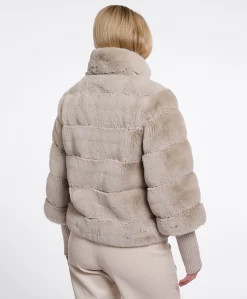 Dames jas beige