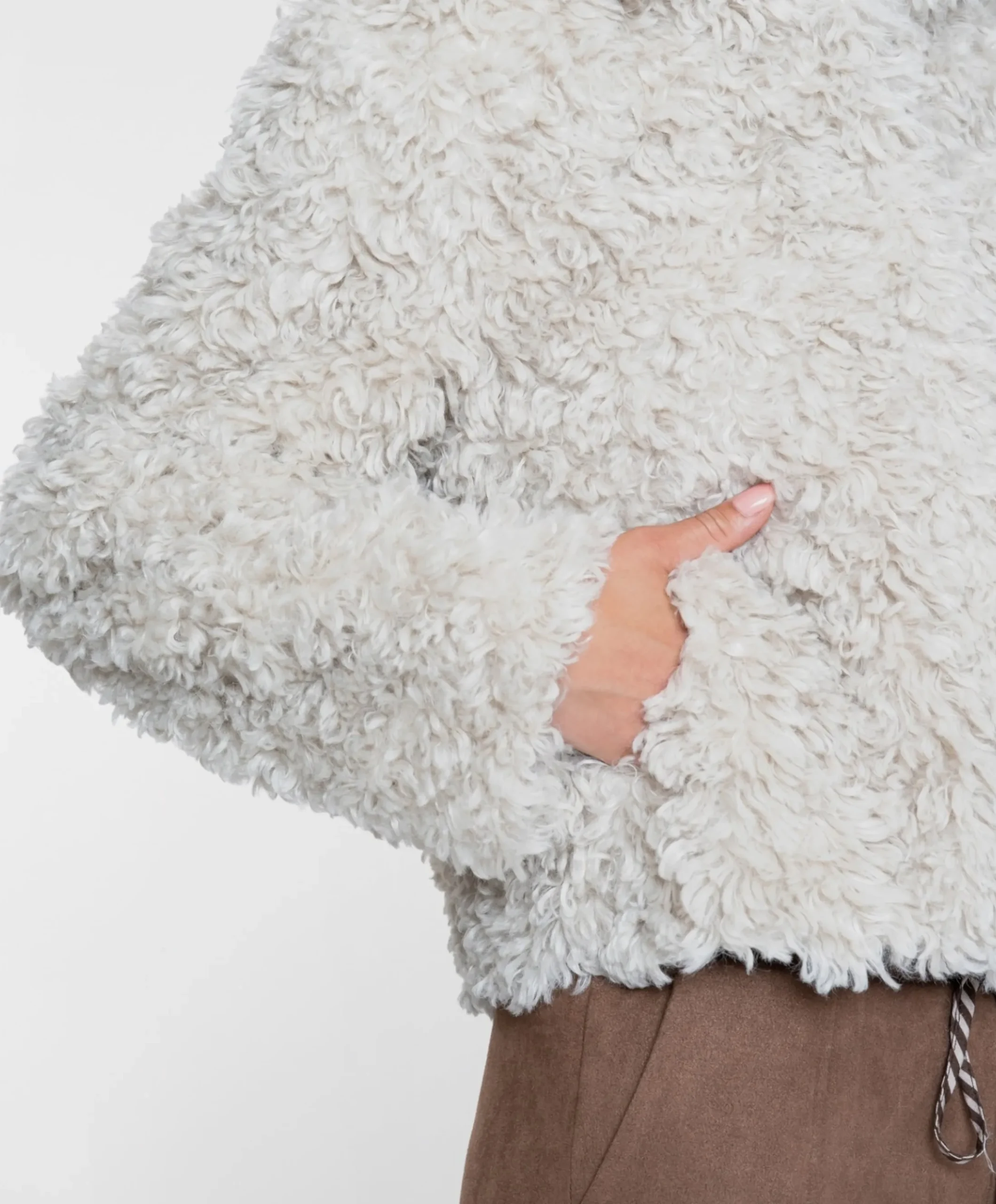 Dames jas beige