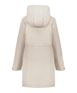 Dames jas beige