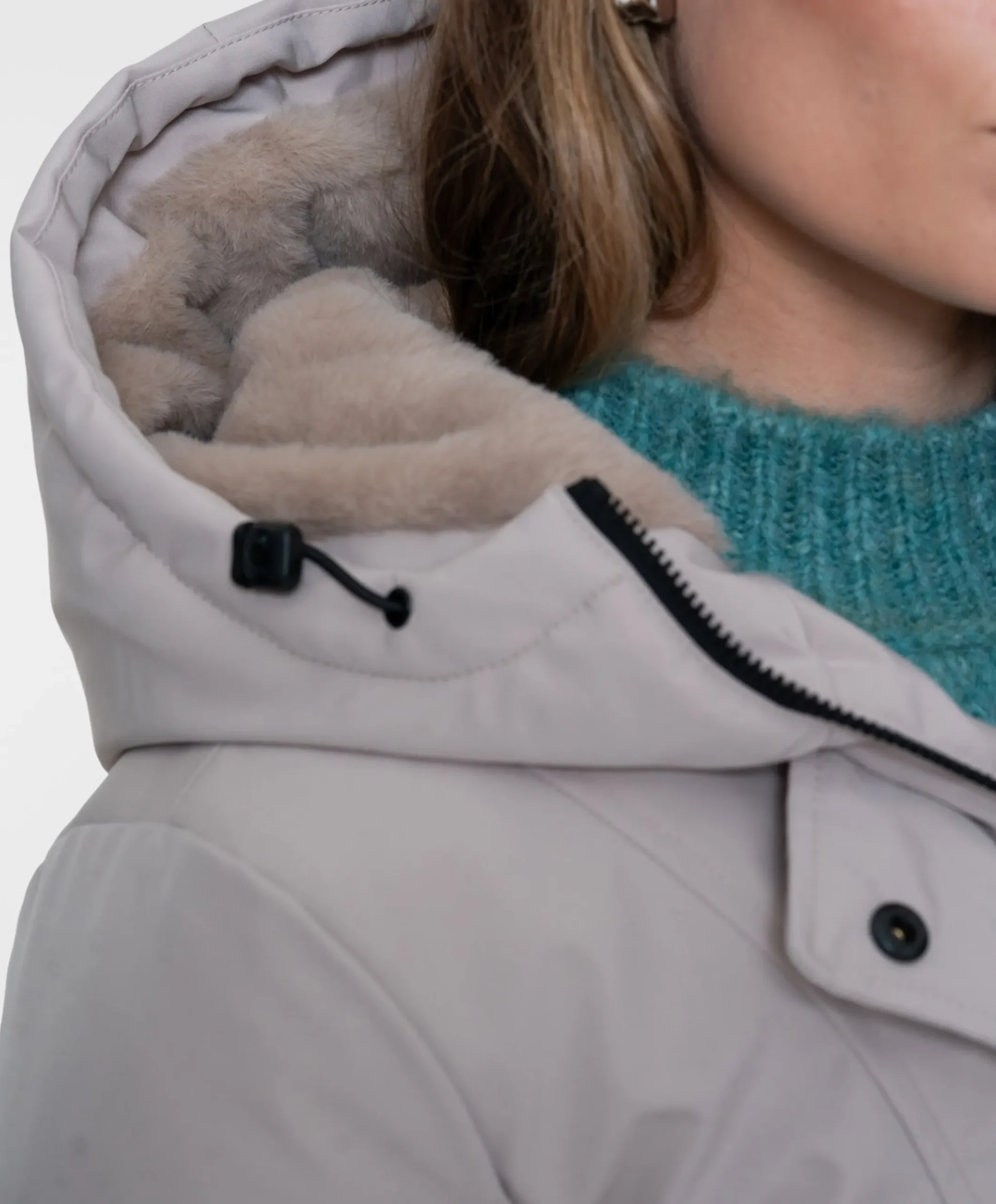 Dames jas beige