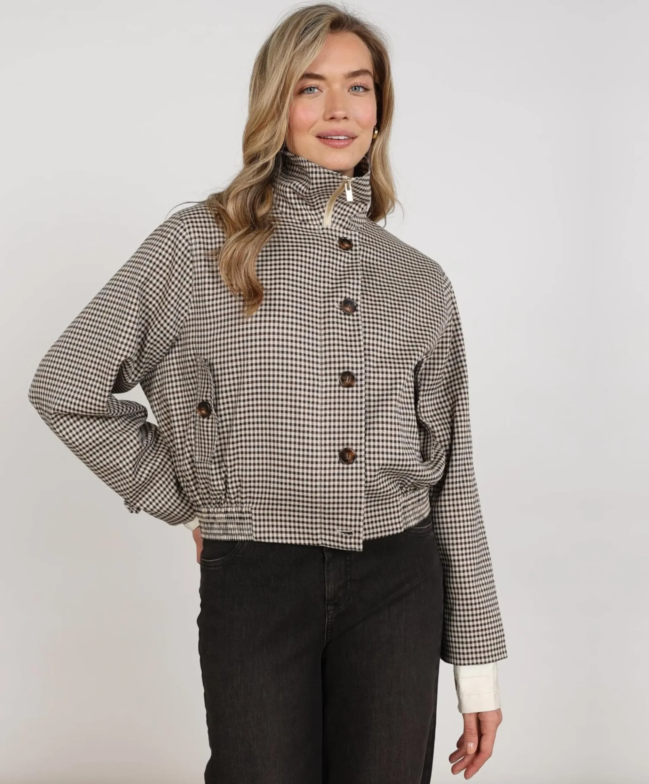 Dames jas beige