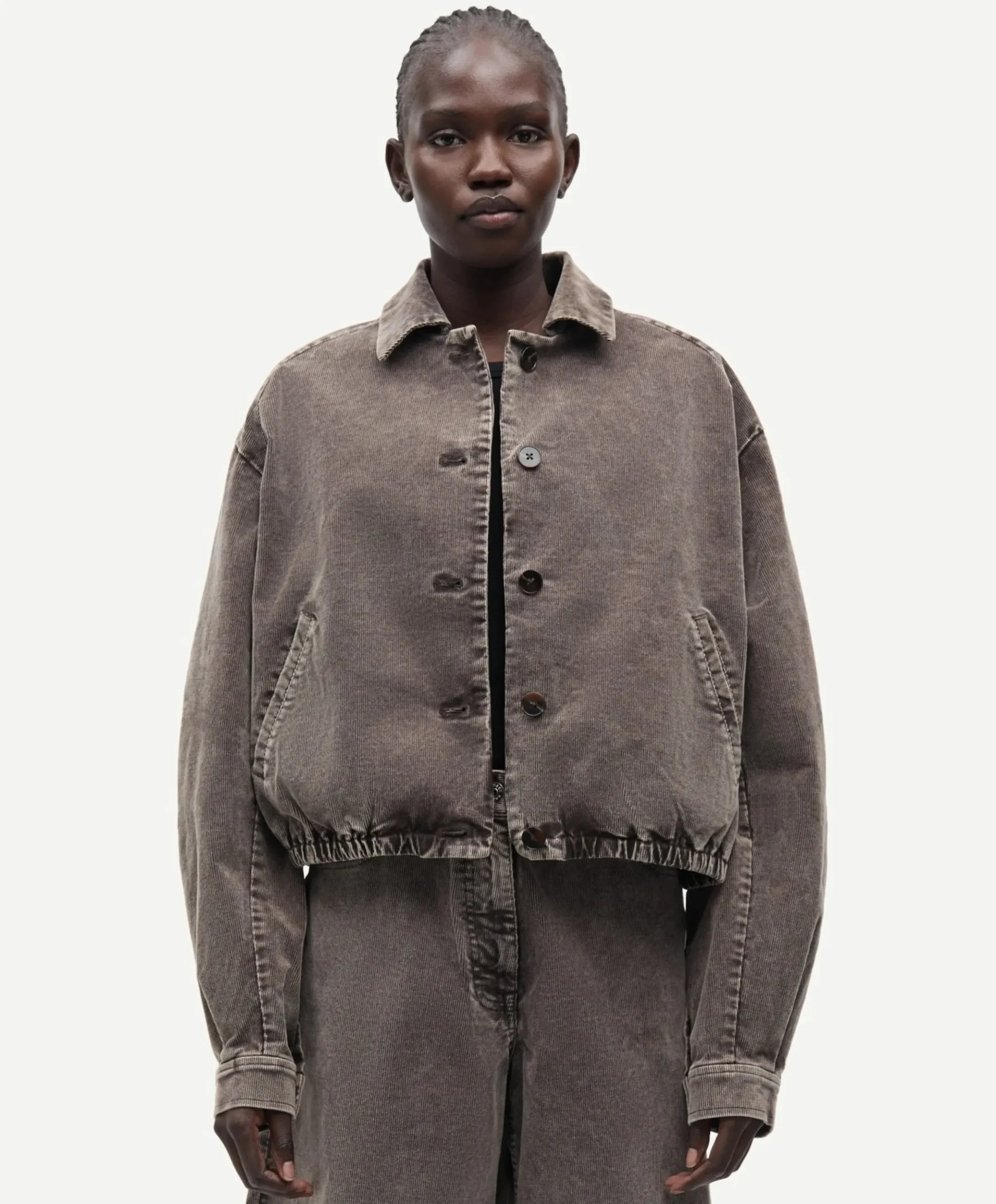 Dames jas beige