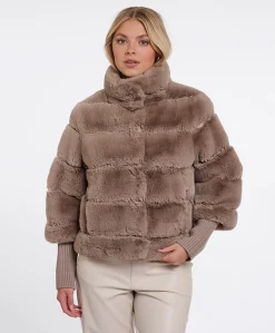 Dames jas beige