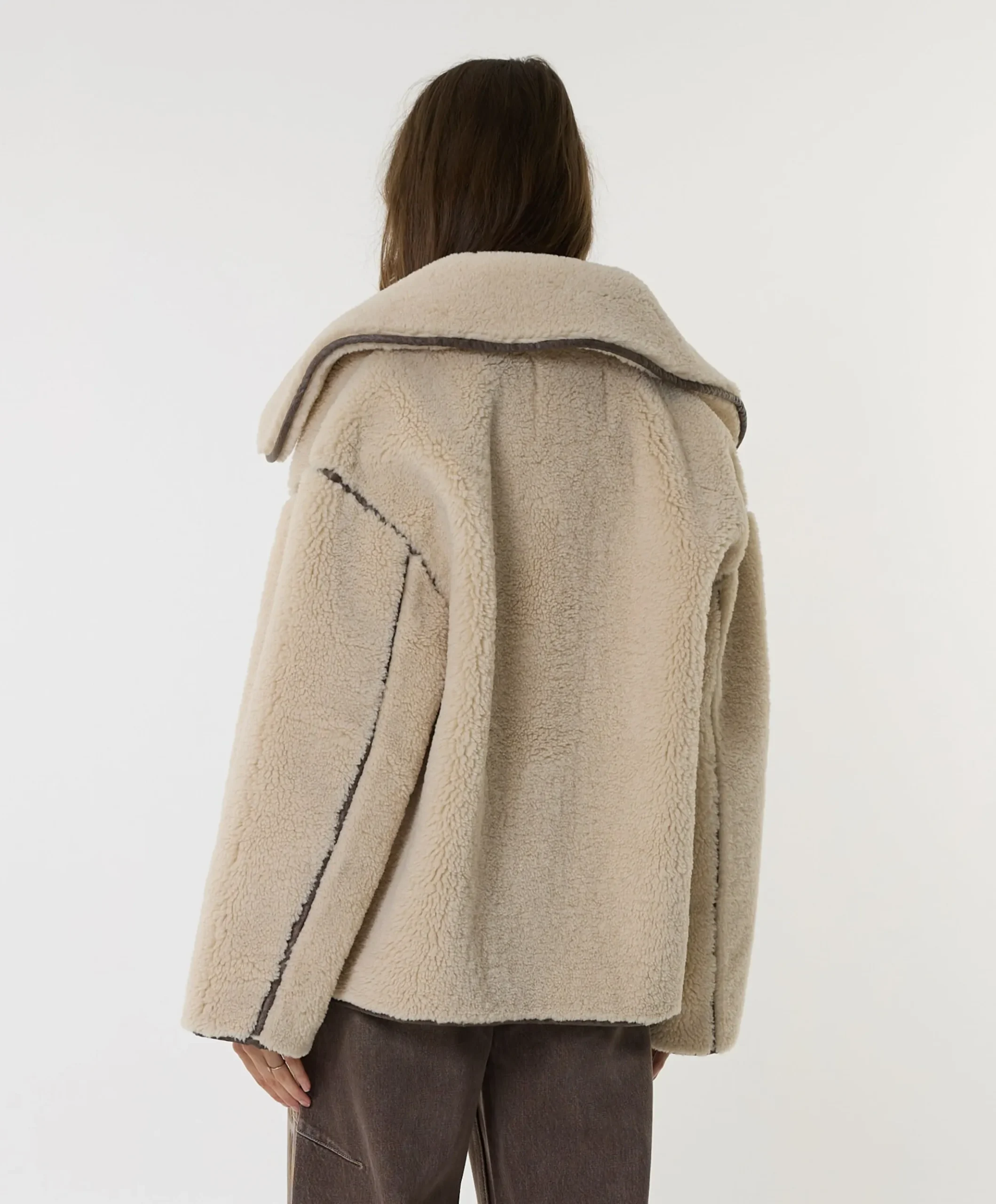 Dames jas beige