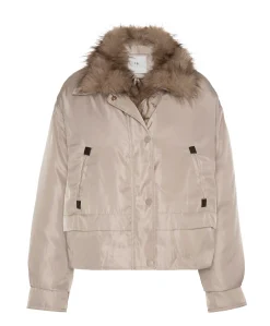 Dames jas beige