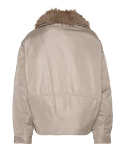 Dames jas beige