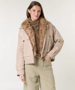 Dames jas beige