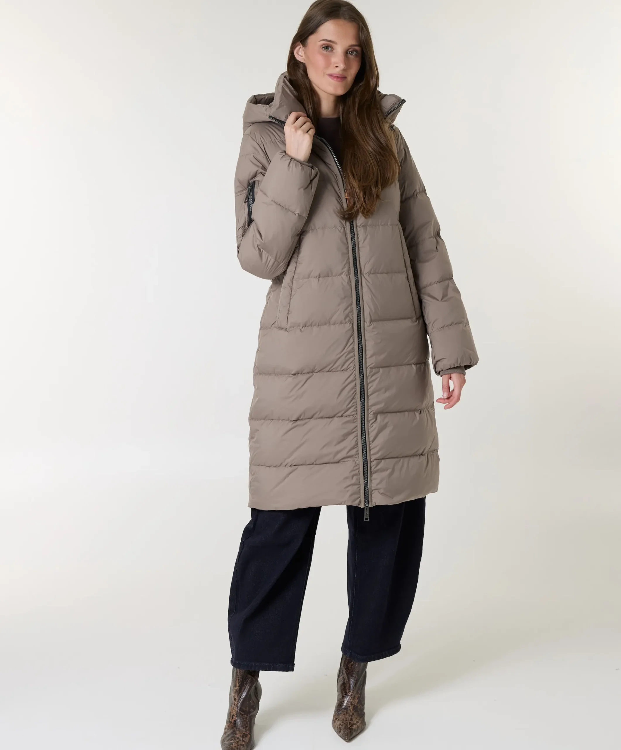 Dames jas beige